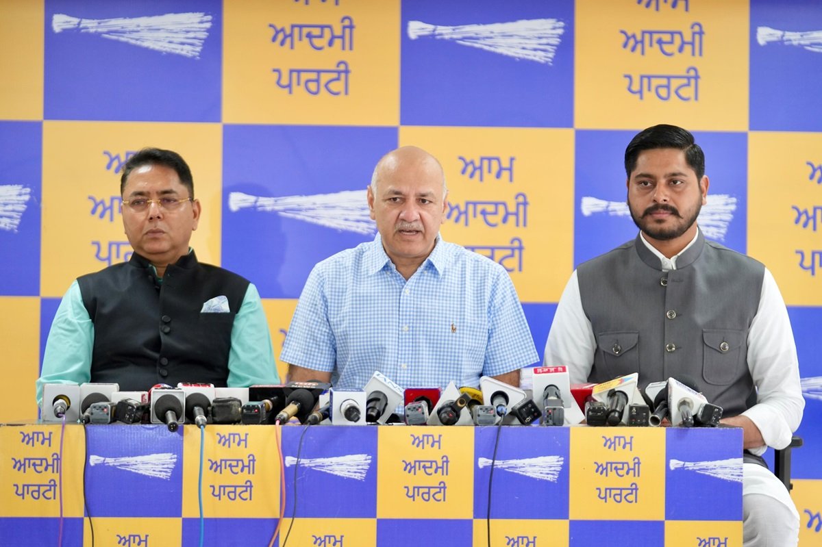 AAP 20 सितंबर से पूरे पंजाब में डोर टू डोर अभियान करेगी शुरू: मनीष सिसोदिया